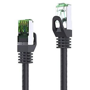 conecto 3.00m patchkabel CAT.6 (FTP) netwerkkabel Ethernetkabel LAN-kabel Cat5 RJ45-stekker (1 stuk) zwart
