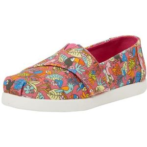 TOMS Alpargata klassieke instapper espadrille voor meisjes, roze, 1.5 UK