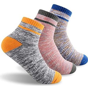 Feideer Wandelsokken, voor dames, multi-pack outdoor recreatie sokken, vochtafvoerende crewsokken, 6.5-10.5