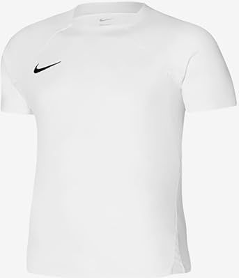 Nike Heren Short Sleeve Top M Nk Df Strke Iii Jsy Ss, Wit/Wit/Wit/Zwart, DR0889-100, L