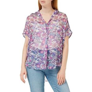 French Connection Fotini Gerecycleerde Hallie Popover Blouse, Zomer Wit, XL, Zomer Wit, XL