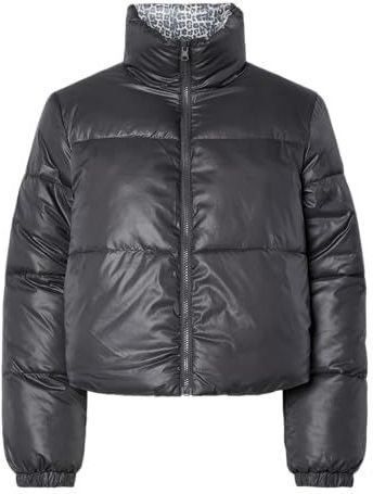 PIECES Winterjas 'PCJIMMA'  grijs / basaltgrijs / offwhite