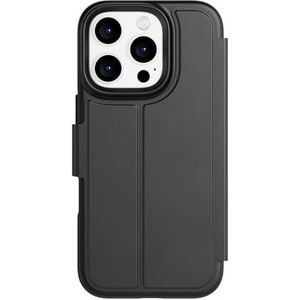 Tech21 EvoLite Wallet voor iPhone 16 Pro - 3 kaartsleuven portemonnee - Impact Protection Case - in Zwart