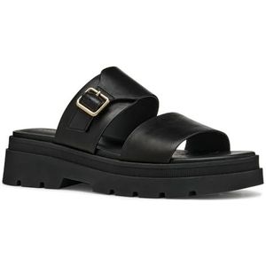 Geox - Adacter S - Sandalen - Zwart - Leer