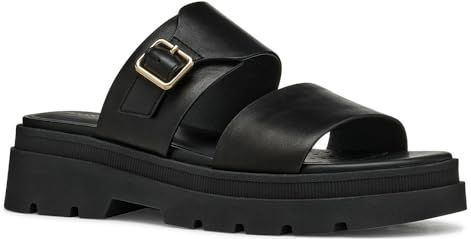 Geox - Adacter S - Sandalen - Zwart - Leer