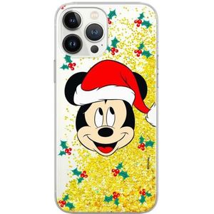 ERT GROUP mobiel telefoonhoesje voor Apple Iphone 12/12 PRO origineel en officieel erkend Disney patroon Mickey 040 optimaal aangepast aan de vorm van de mobiele telefoon, met glitter overloopeffect