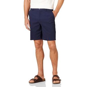 Amazon Essentials Heren Slim-Fit 9"" Stretch Chino Short, Navy, 29