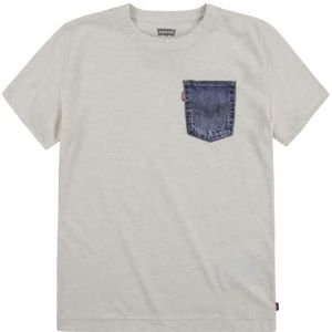 Levi's Jongens Lvb Ss Graphic Tee 81c856, Havermout Heather, M