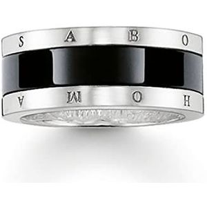 Thomas Sabo Mannen Subtiele verjaardag ring 925 sterling zilver met '- ringmaat 54 TR1994-454-11-54
