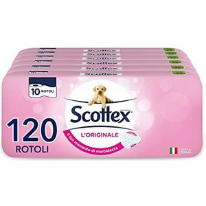 Scottex L'Origineel toiletpapier, 12 verpakkingen met 10 rollen