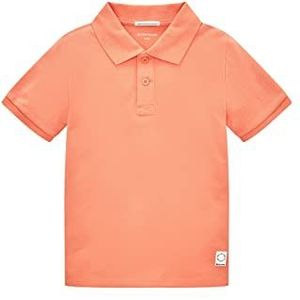 TOM TAILOR Jongens Poloshirt 1037067, 31164 - Bright Peach Orange, 92-98