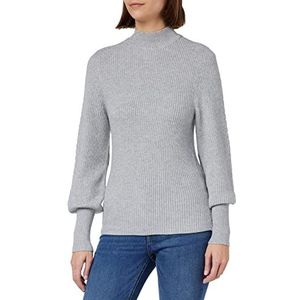 ONLY ONLLESLY L/S Ballon EX KNT Pullover Sweater, Light Grey Melange, S