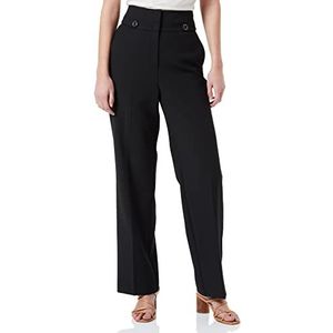 comma Damesbroek Vrijetijdsbroek Broek, 999 zwart, 32