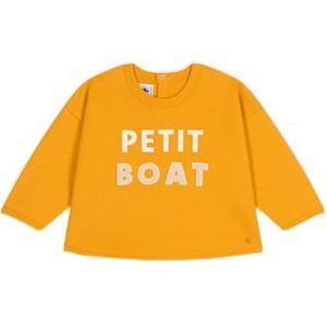 Petit Bateau Sweatshirt AVORIA6M, sweatshirt ivoor 6M, jongens, Boudor,