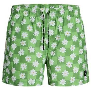Jack & Jones Jpstmaui Jjswim Novelty Aop AKM Sn, groen (summer green), XS