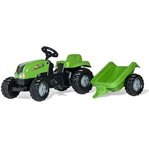 Rolly Toys RollyKid-X 012169 Tractor met aanhanger, voor kinderen van 2,5 tot 5 jaar, achterkoppeling