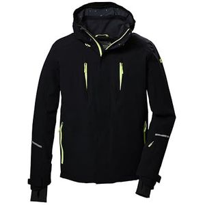 killtec heren Ski-jack/functioneel jack met capuchon, ventilatie onder de armen en sneeuwvanger KOW 26 MN JCKT, schwarz, XXL, 41931-000