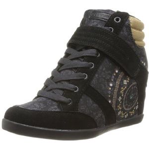 Desigual Suny_3 37KS114200036 Damessneakers, zwart, 40 EU