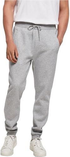 Build your Brand Organic Basic Sweatpants BY174 - Heather Grey