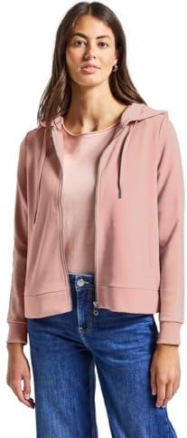Street One - Dames Jas - Roze - Met Capuchon - Sweatjack