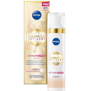 NIVEA LUMINOUS630® Anti-verkleuring CC SPF 30, kleur 01/light 40 ml