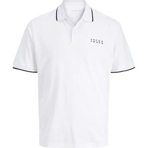 Jack & Jones - JCOSTANCE - Poloshirt - Zwart / Wit