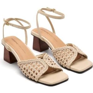 GIOSEPPO - Burnside - Damessandalen - Ivoor - Natuurlijk Leer