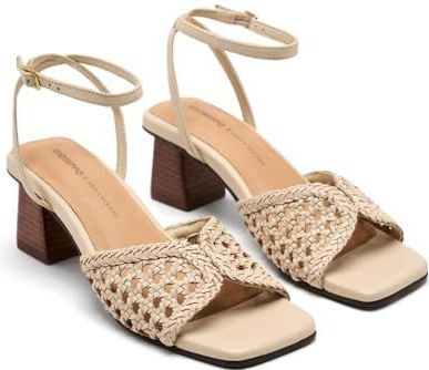 GIOSEPPO - Burnside - Damessandalen - Ivoor - Natuurlijk Leer