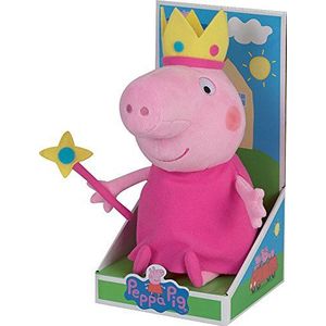 Peppa Pig Prinses - Knuffel - 25 cm - Roze