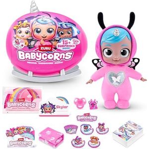 Babycorns Series 1, Butterfly (Nicci), Nurturing Pluche Baby Pop Speelgoed, Small (24cm)