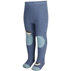 Sterntaler kruippanty pinguïn, jeansblauw gemêleerd., 86