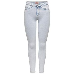 ONLY ONLBlush Life Ankle Skinny Fit Jeans voor dames, blauw (Light Blue Denim Light Blue Denim)., (XS) W x 30L
