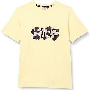 FILA WOERISHOFEN Graphic T-shirt, voor meisjes, pale banana, 158/164, geel (pale banana), 158/164 cm