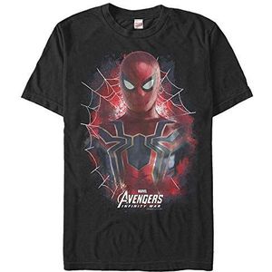 Marvel Avengers: Infinity War - Painted Spider Unisex Crew neck T-Shirt Black M