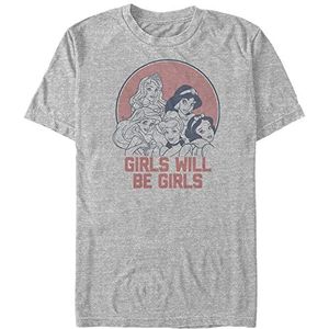 Disney Princess - Girl Vibes Unisex Crew neck T-Shirt Melange grey 2XL