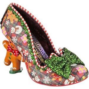 Irregular Choice Ginger Gem Schoenen, Rood Multi EUR 36 (UK 3.5), Rood Multi, 36 EU