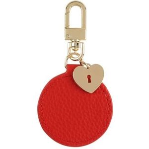 Draeger Paris sleutelhanger hart donkerrood