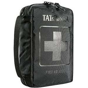 Tatonka First Aid Basic - EHBO-set met inhoud - U. a. met reddingsdeken, checklist en spiekbriefje voor de eerste verzorging - voor outdoor, wandelen - afmetingen: 18 x 12,5 x 5,5 cm - zwart