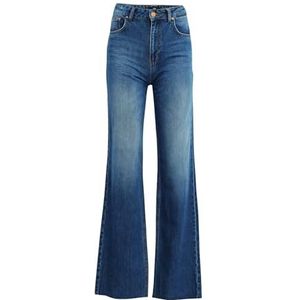 LTB Jeans Meisjesjeans Danica G gemiddelde taille, losse jeans katoen met ritssluiting, maat 6 jaar/116 in medium blauw, Iriel Safe Wash 54553, 116 cm