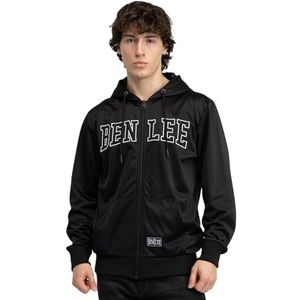 Benlee - Trainingsjack - Zwart/Wit - Capuchon - Normale Pasvorm