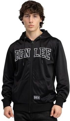 Benlee - Trainingsjack - Zwart/Wit - Capuchon - Normale Pasvorm