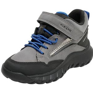 Geox Jongens J Simbyos Boy B ABX Sneakers, Grey Royal, 24 EU