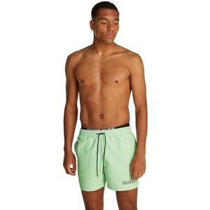 Calvin Klein Heren Medium Double Wb Zwembroek, Pastel Groen, XL, Pastel Groen, XL