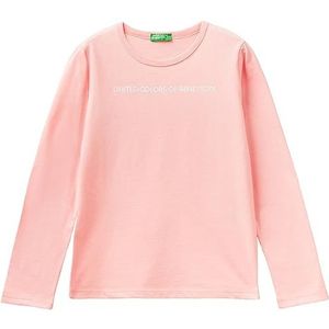 United Colors of Benetton T-shirt voor meisjes en meisjes, Roze 03z, 160