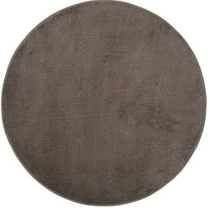 Gözze Badtapijt, rond, diameter 110 cm, RIO PREMIUM, taupe, 100000-110000-92