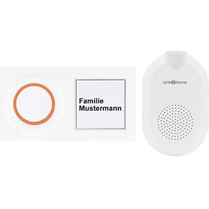 REV 0088277012 Ritter WiFi draadloze deurbel | Link2Home | WLAN| Doorbell | Wit | Set draadloze gong en knop IP44