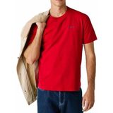 Pepe Jeans Heren Contrast Connor T-Shirt, Rood (Rugby RED), L, Rood (Rugby Rood), L