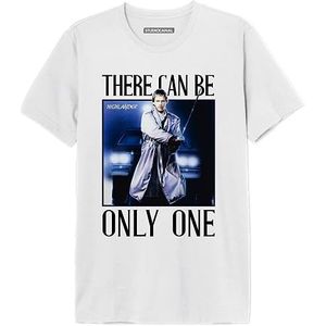 Highlander ""Only One"" MEHILDRTS008 T-shirt voor heren, wit, maat 3XL, Wit, 3XL