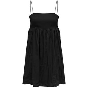 Onldinna Life Strap Short Dress WVN, zwart, XL