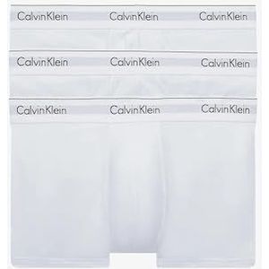 Calvin Klein heren kofferbak Trunk 3pk, Wit/Wit/Wit, L